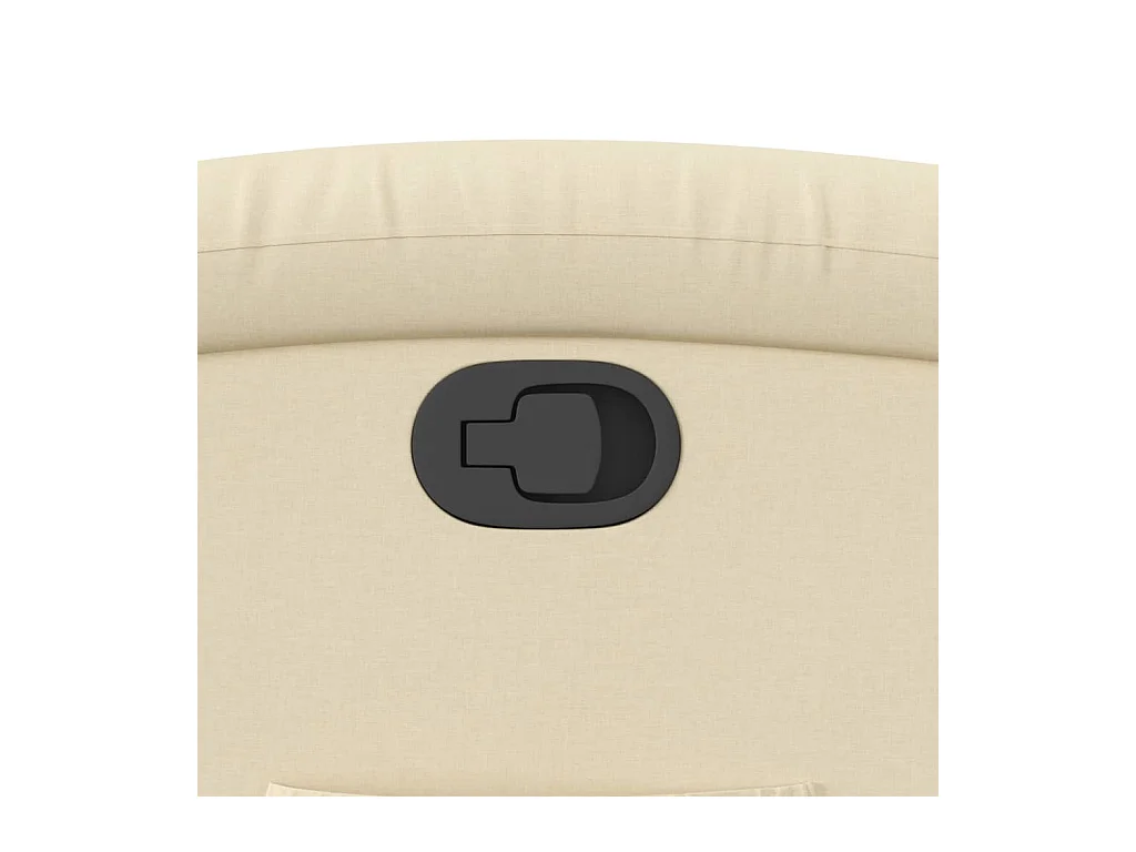 Fauteuil inclinable Crème Tissu