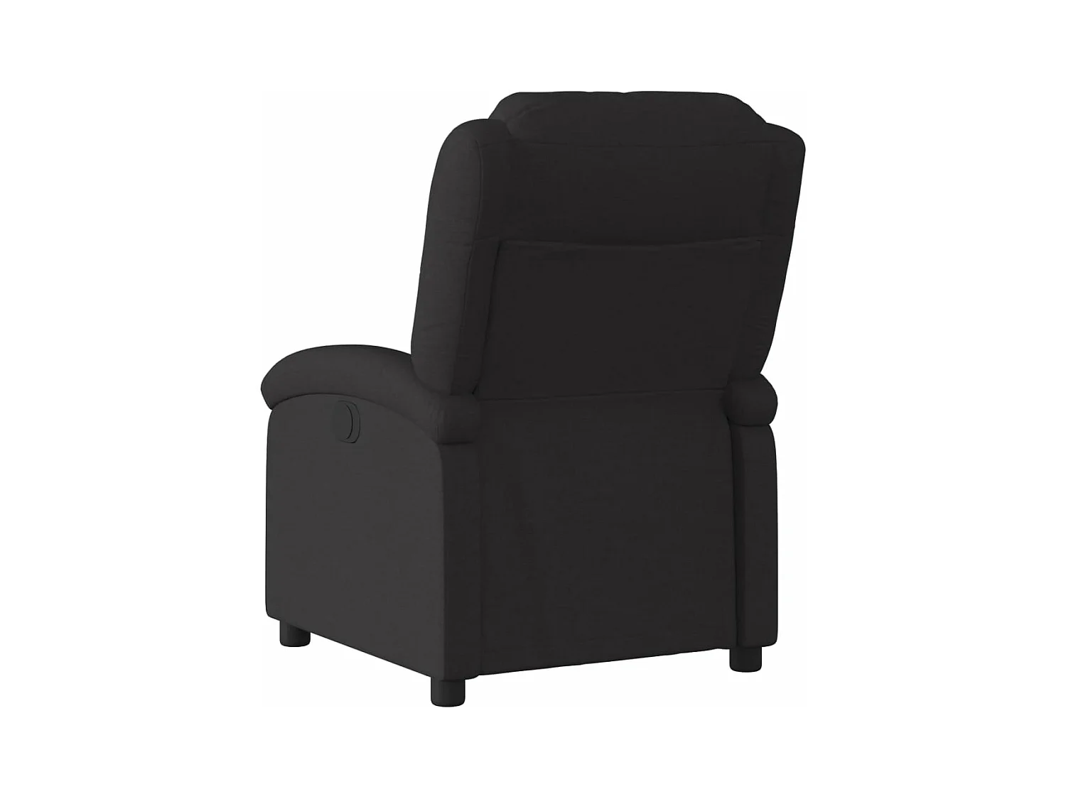 Fauteuil inclinable Noir Tissu