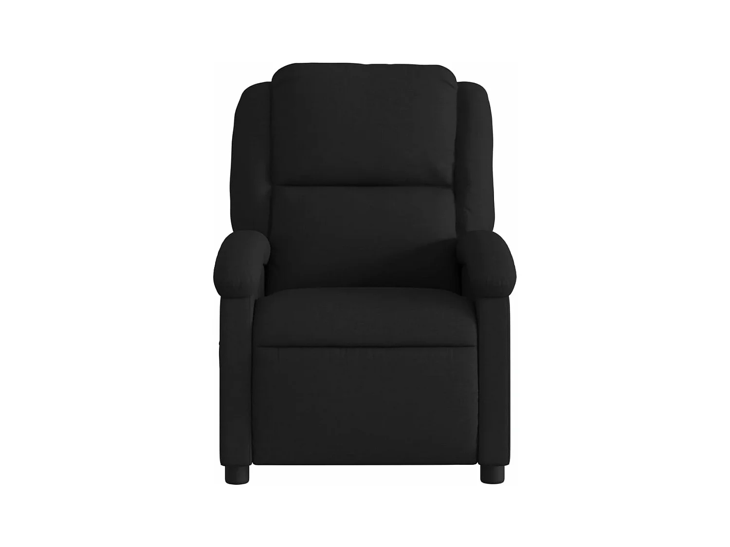 Fauteuil inclinable Noir Tissu
