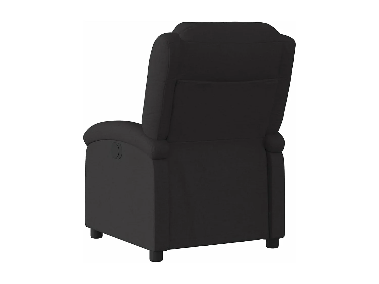 Fauteuil inclinable Noir Tissu