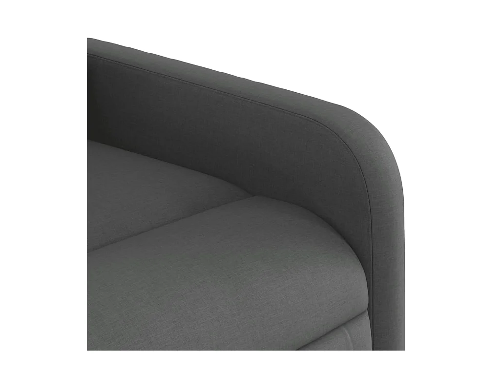 Fauteuil inclinable Gris foncé Tissu