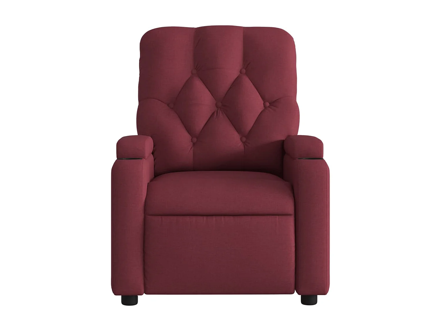 Fauteuil inclinable électrique Rouge bordeaux Tissu