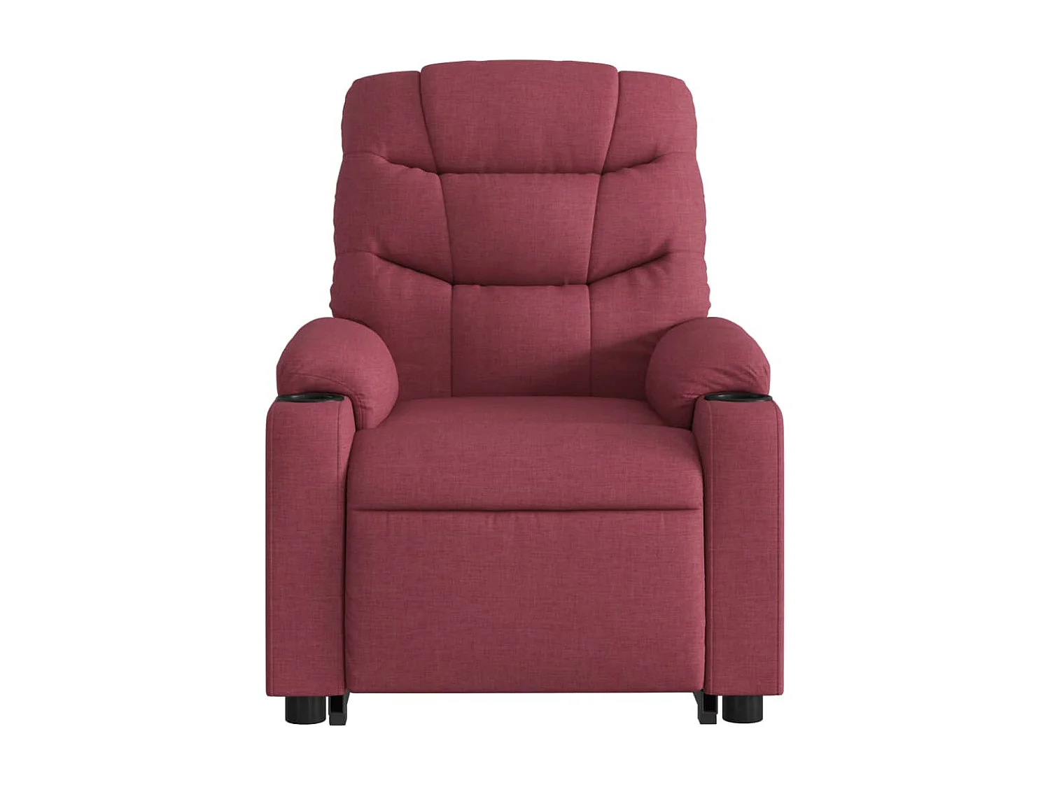 Fauteuil inclinable rouge bordeaux tissu
