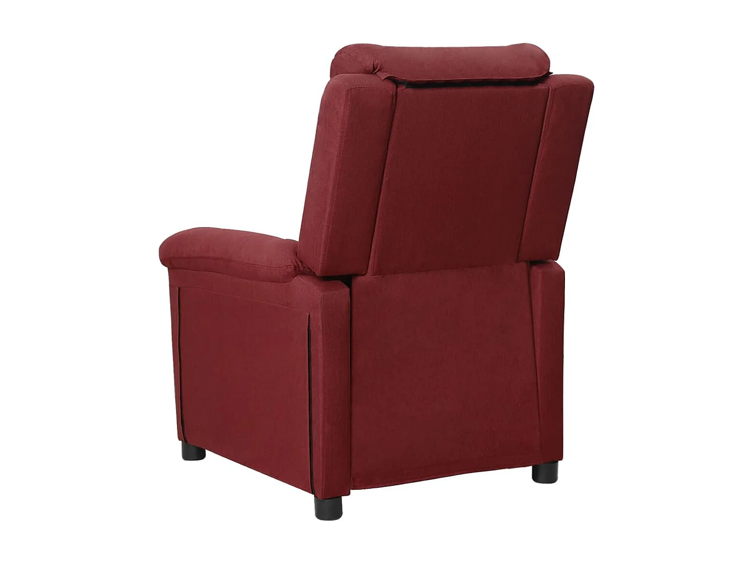 Fauteuil inclinable électrique Rouge bordeaux Tissu