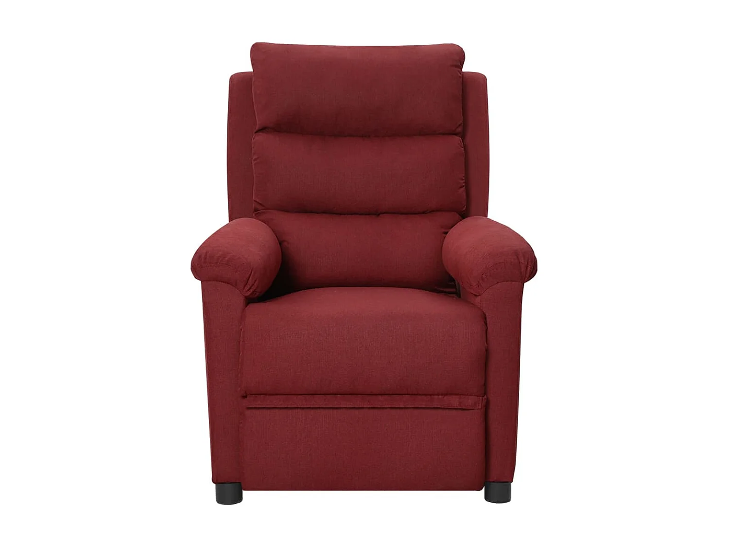 Fauteuil inclinable électrique Rouge bordeaux Tissu