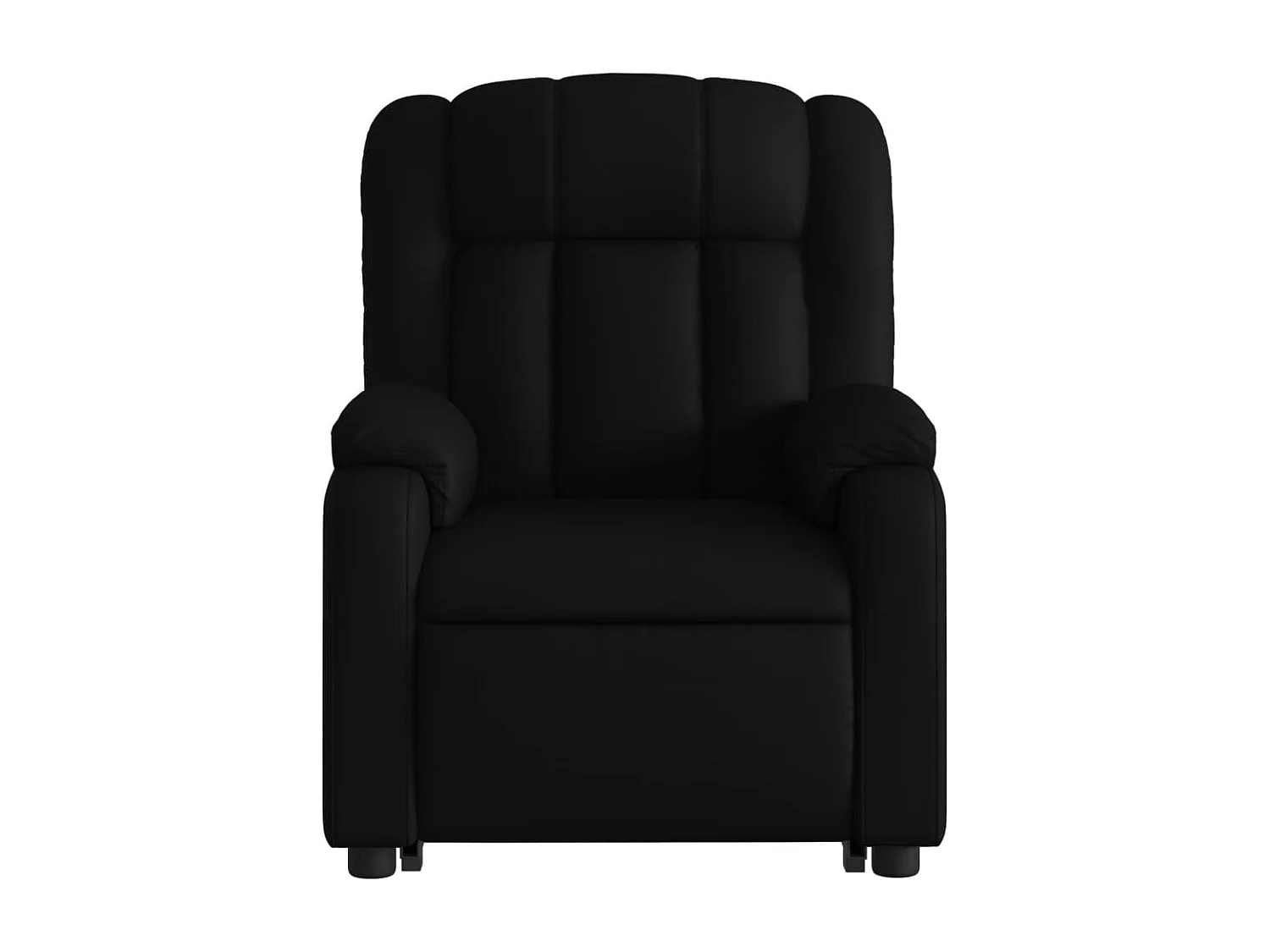 Fauteuil inclinable électrique noir similicuir