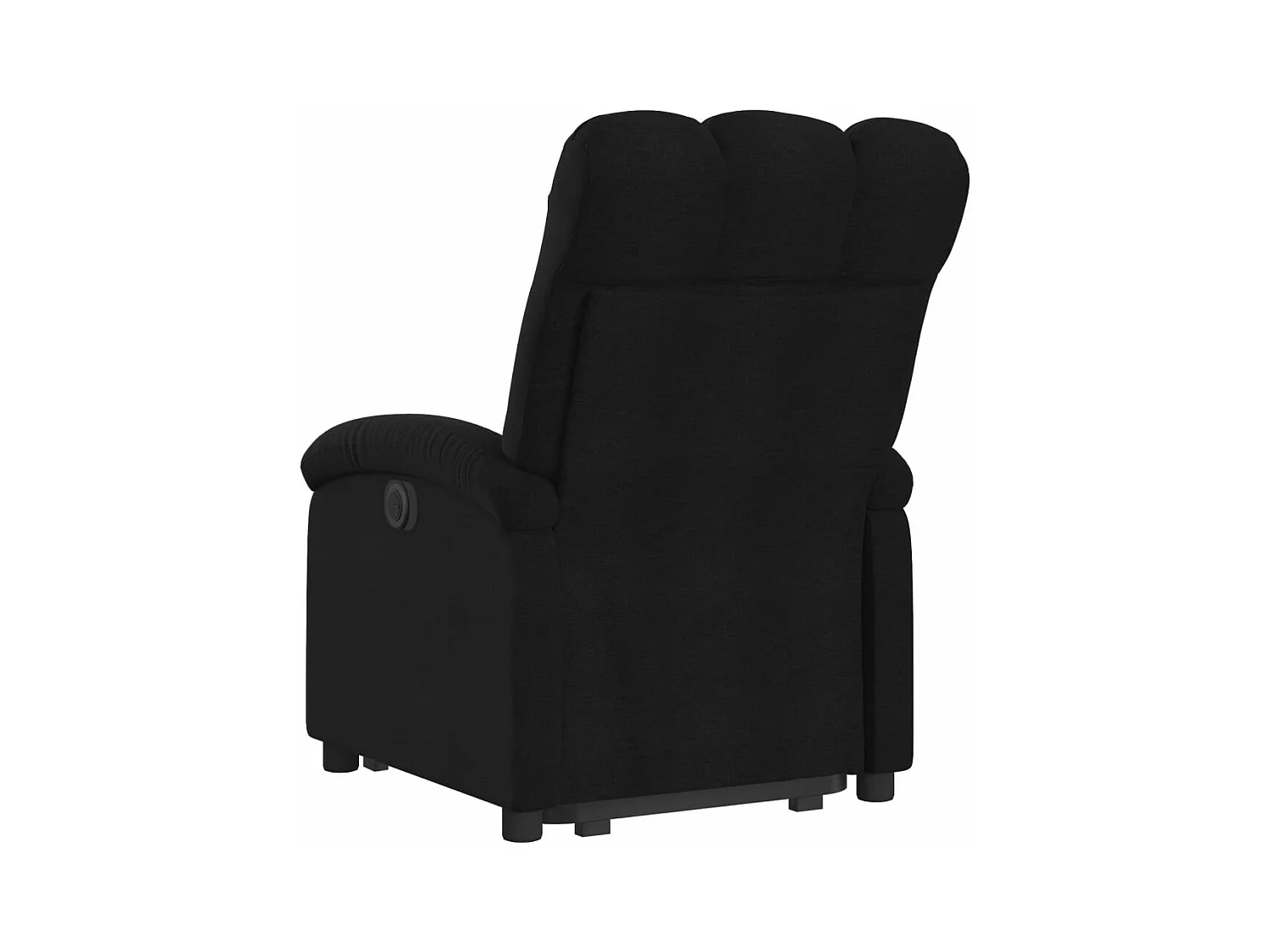 Fauteuil inclinable noir tissu