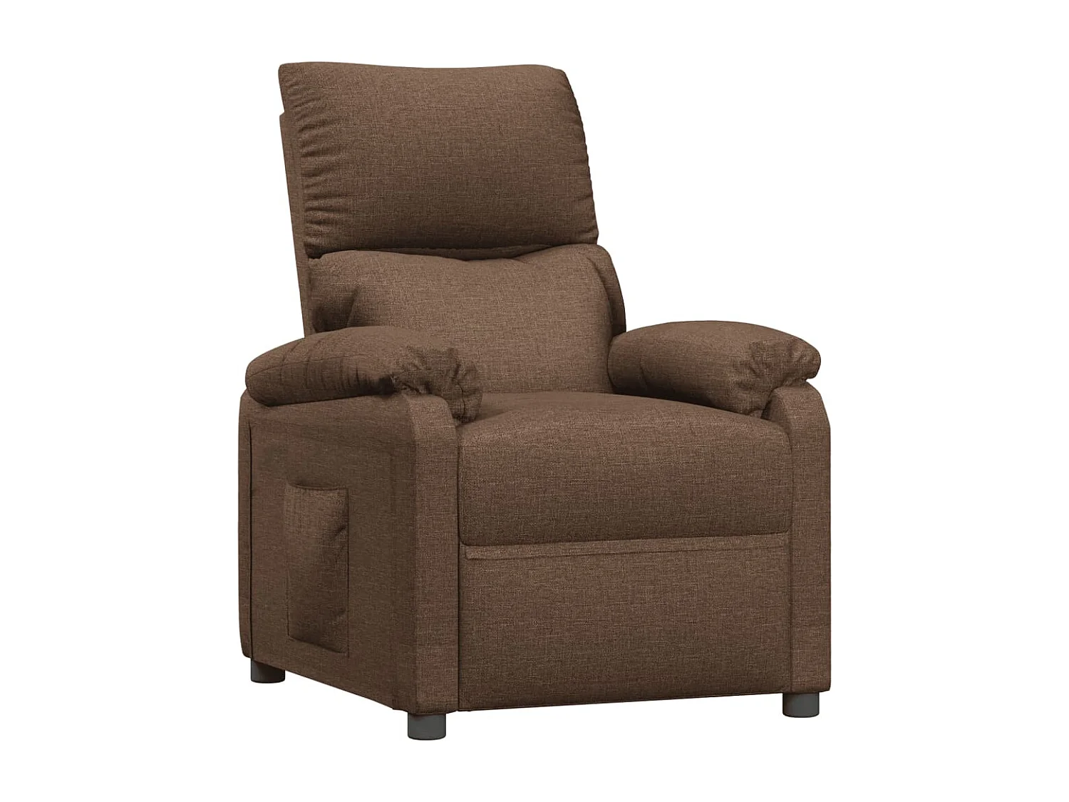 Fauteuil inclinable Marron Tissu