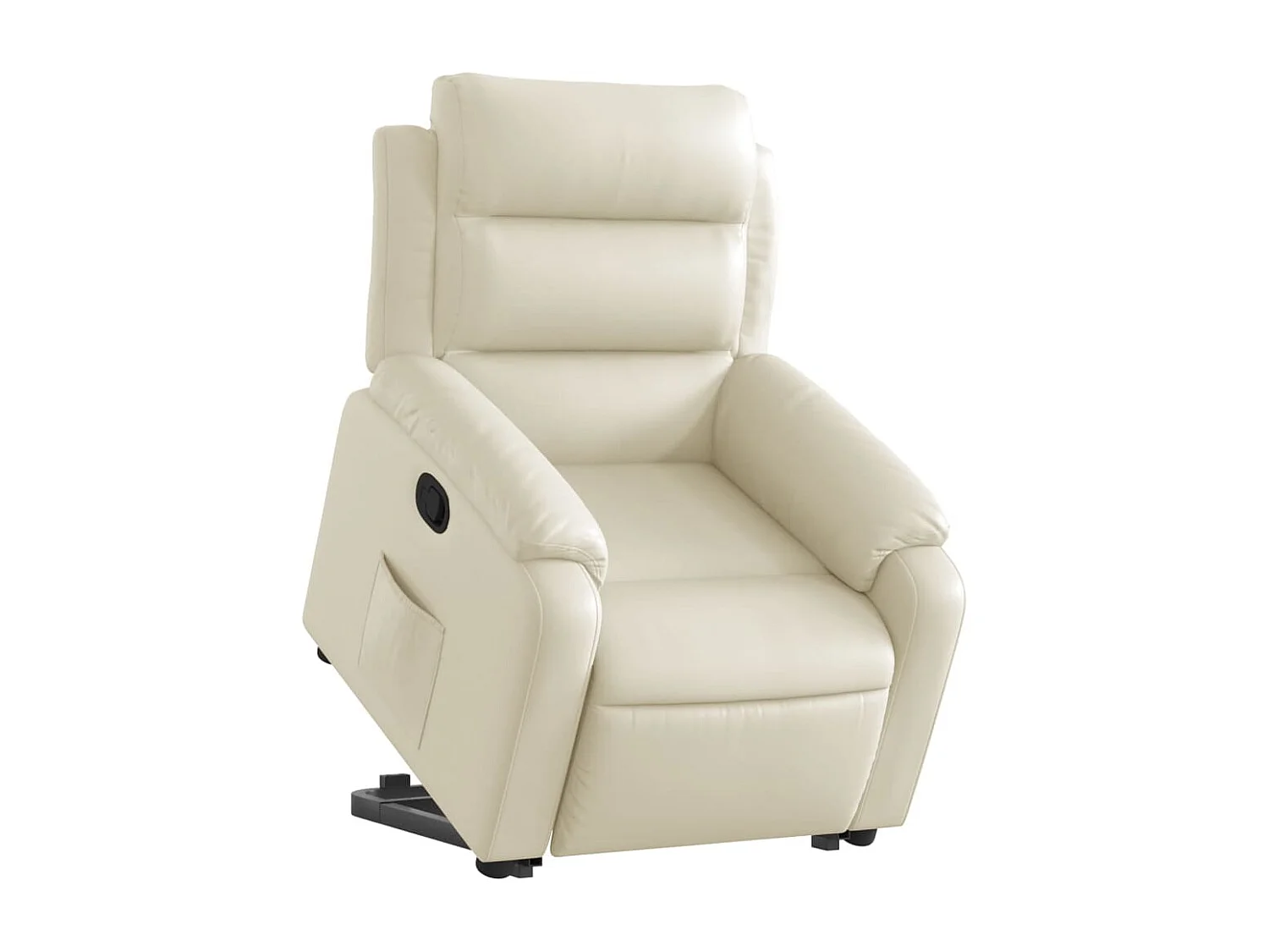 Fauteuil inclinable Crème Similicuir