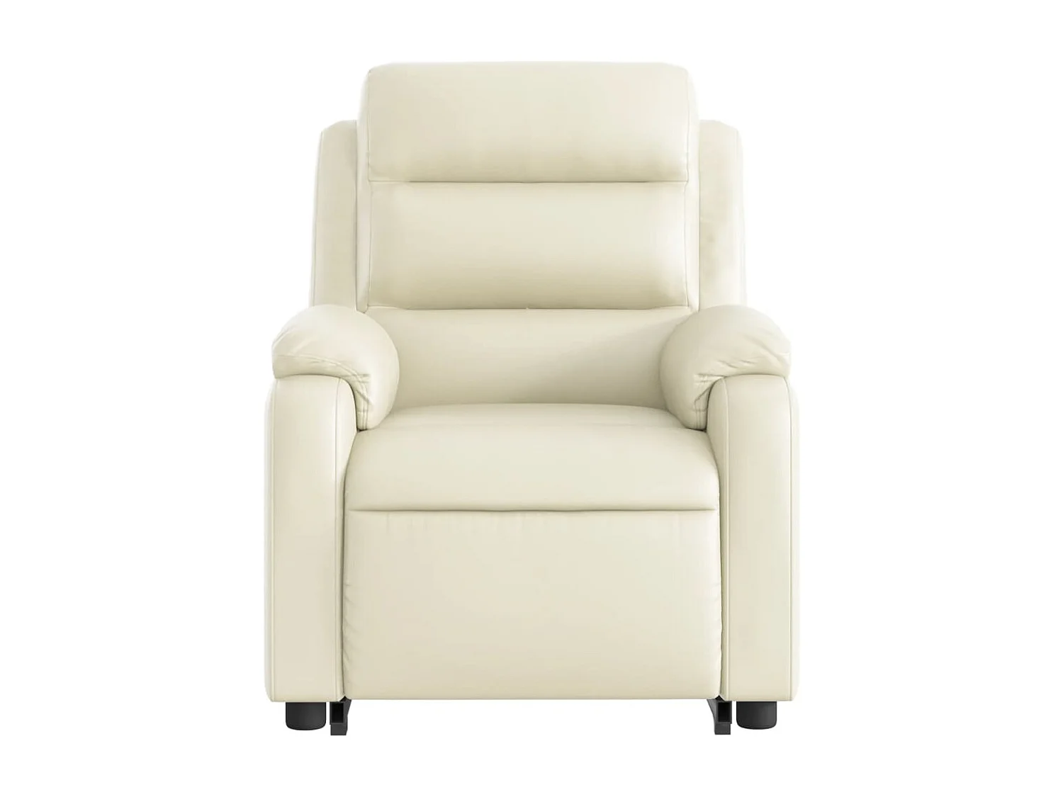 Fauteuil inclinable Crème Similicuir