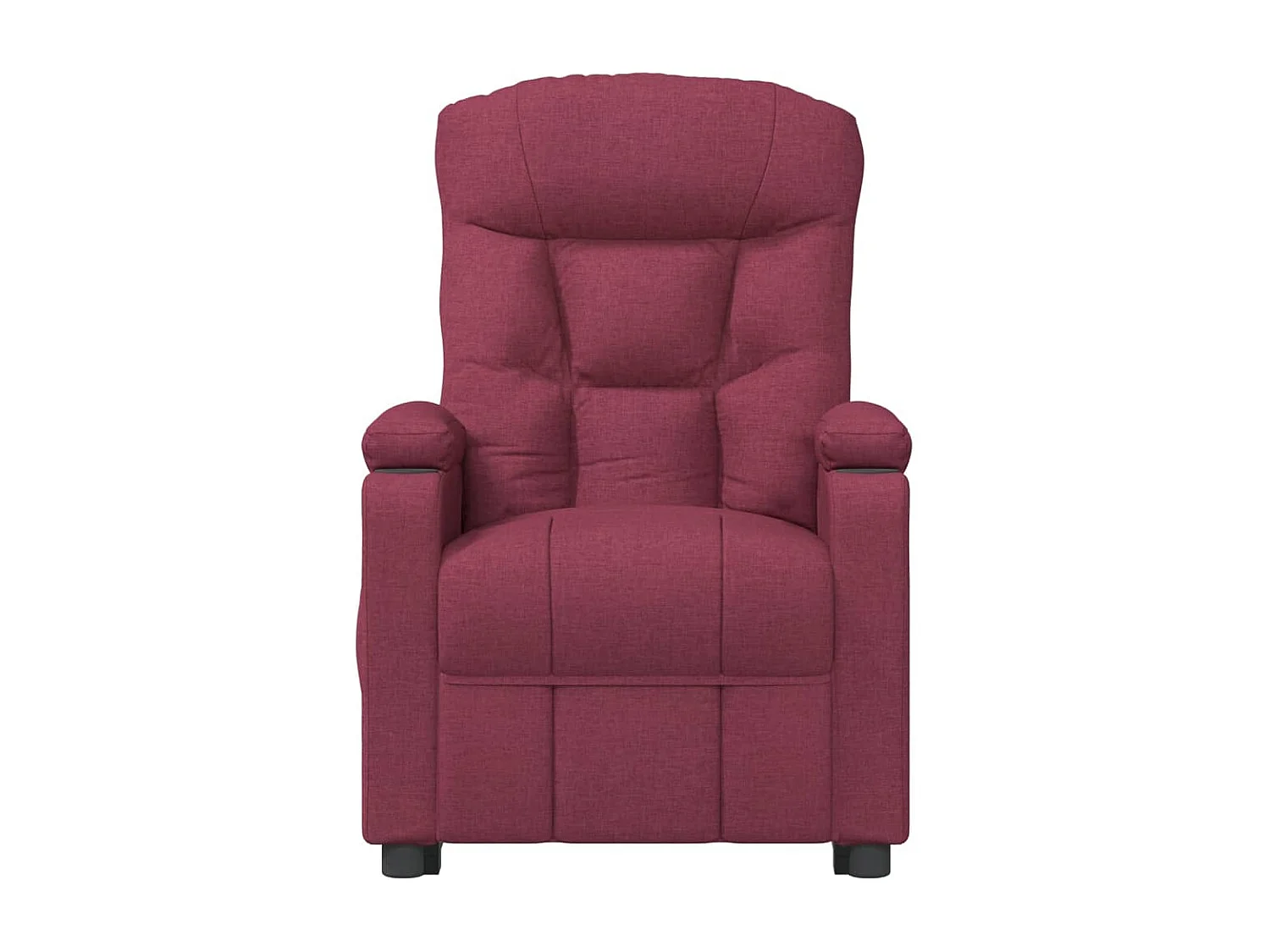 Fauteuil inclinable électrique Rouge bordeaux Tissu