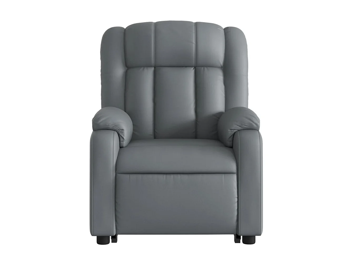 Fauteuil inclinable électrique gris similicuir