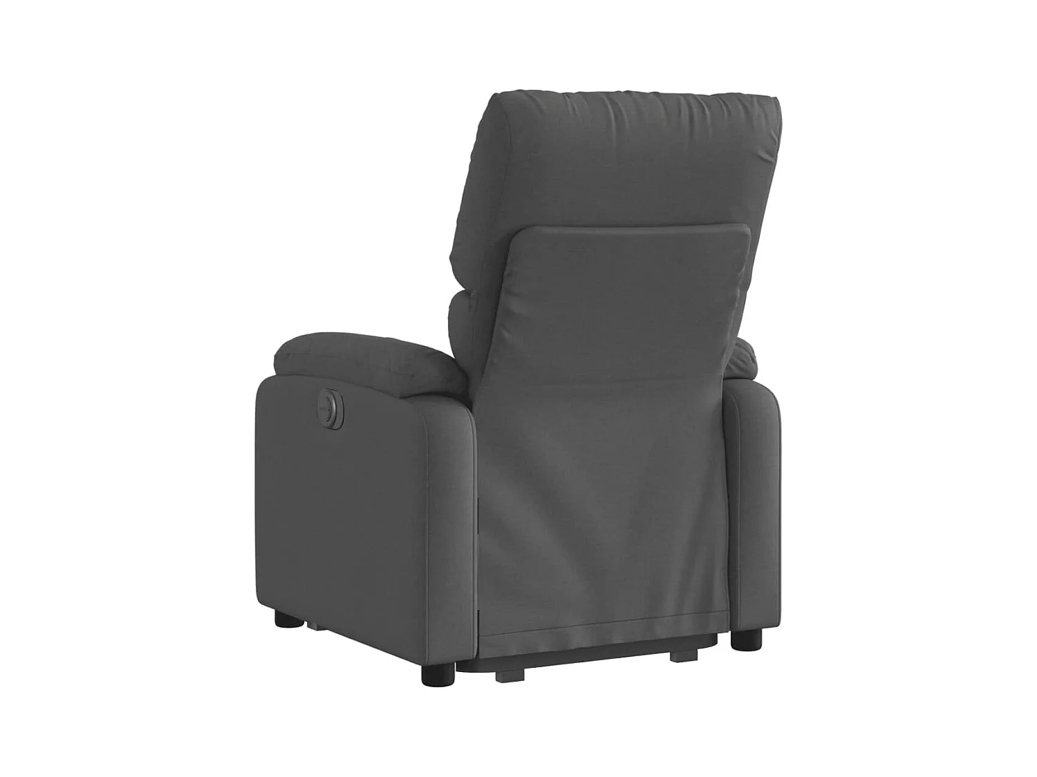 Fauteuil inclinable électrique gris foncé tissu
