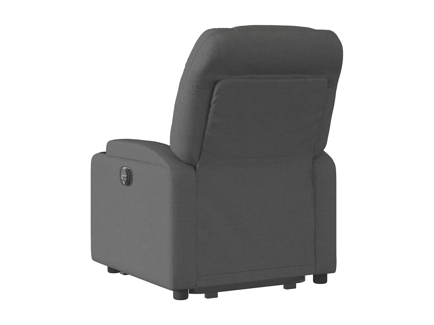 Fauteuil inclinable électrique gris foncé tissu