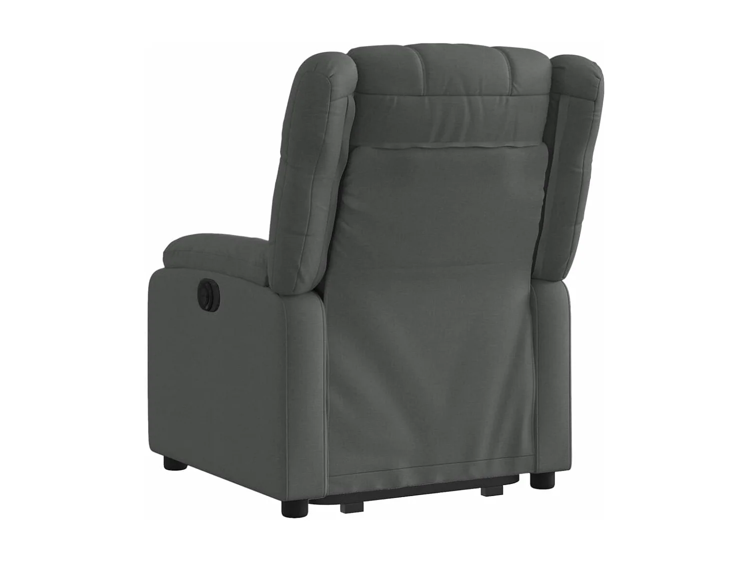 Fauteuil inclinable électrique gris foncé tissu