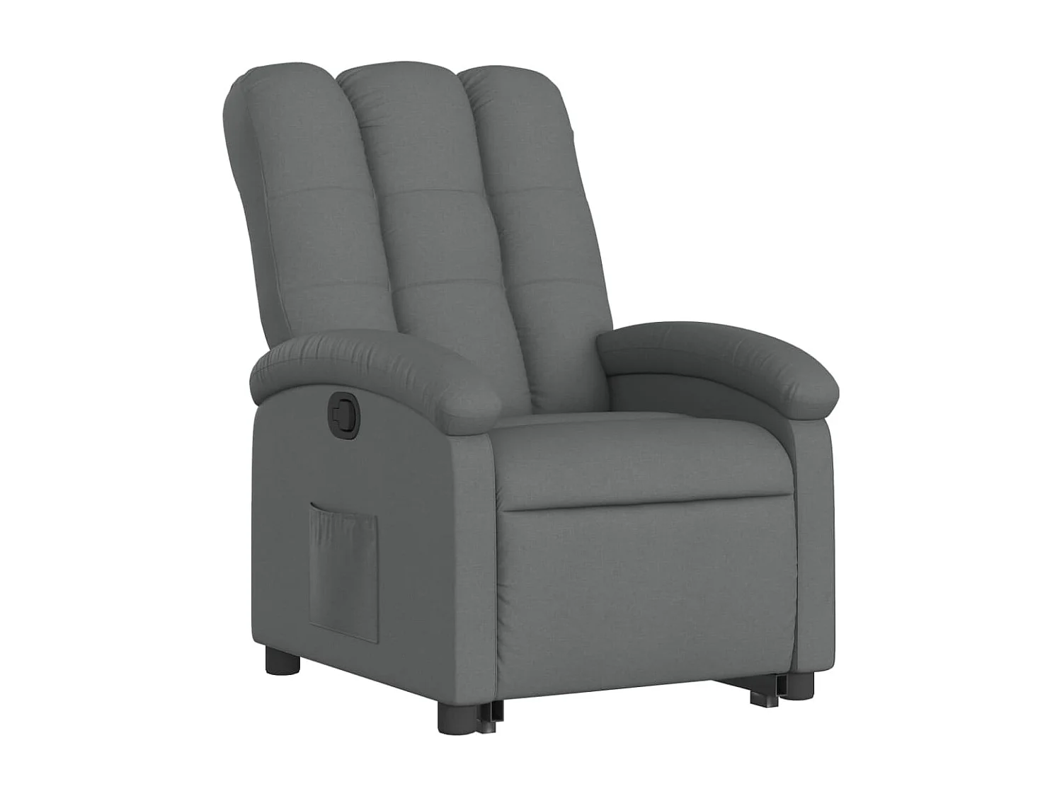 Fauteuil inclinable Gris foncé Tissu