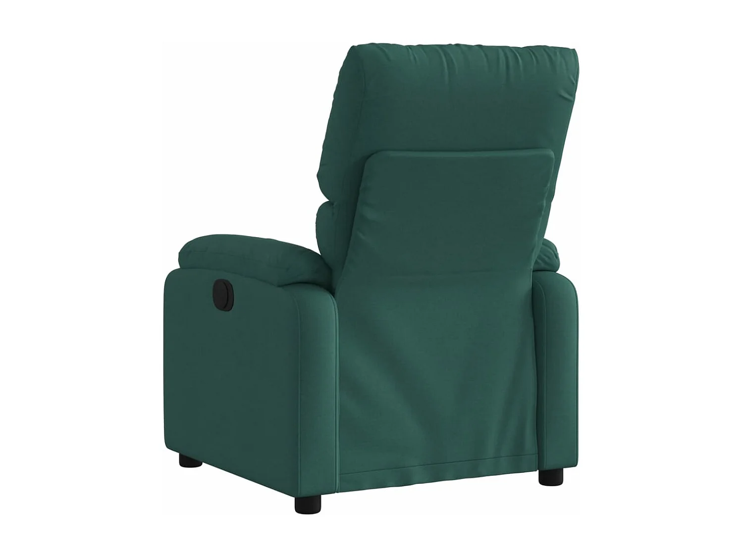 Fauteuil inclinable Vert foncé Tissu