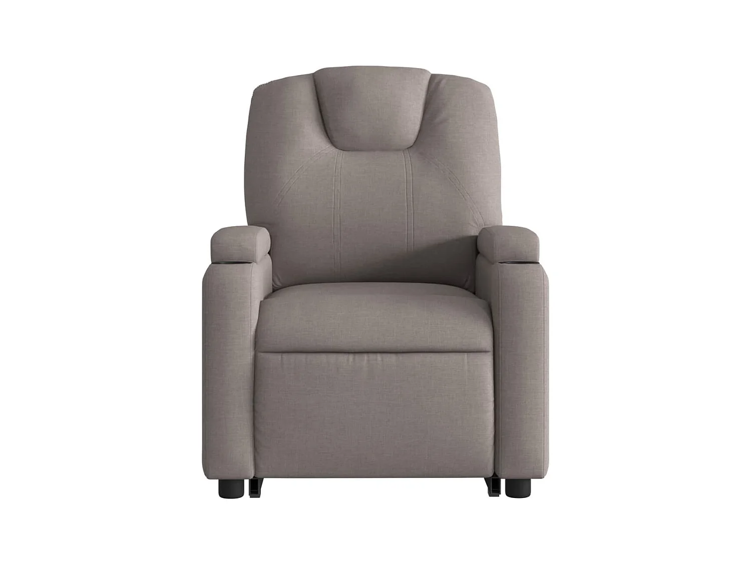 Fauteuil inclinable taupe tissu