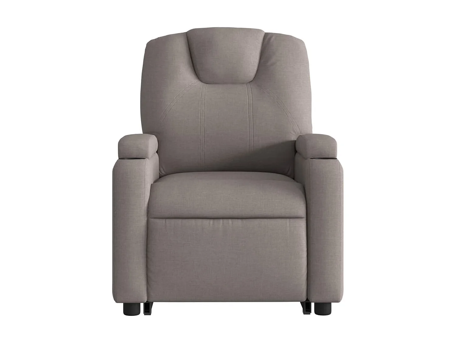 Fauteuil inclinable taupe tissu