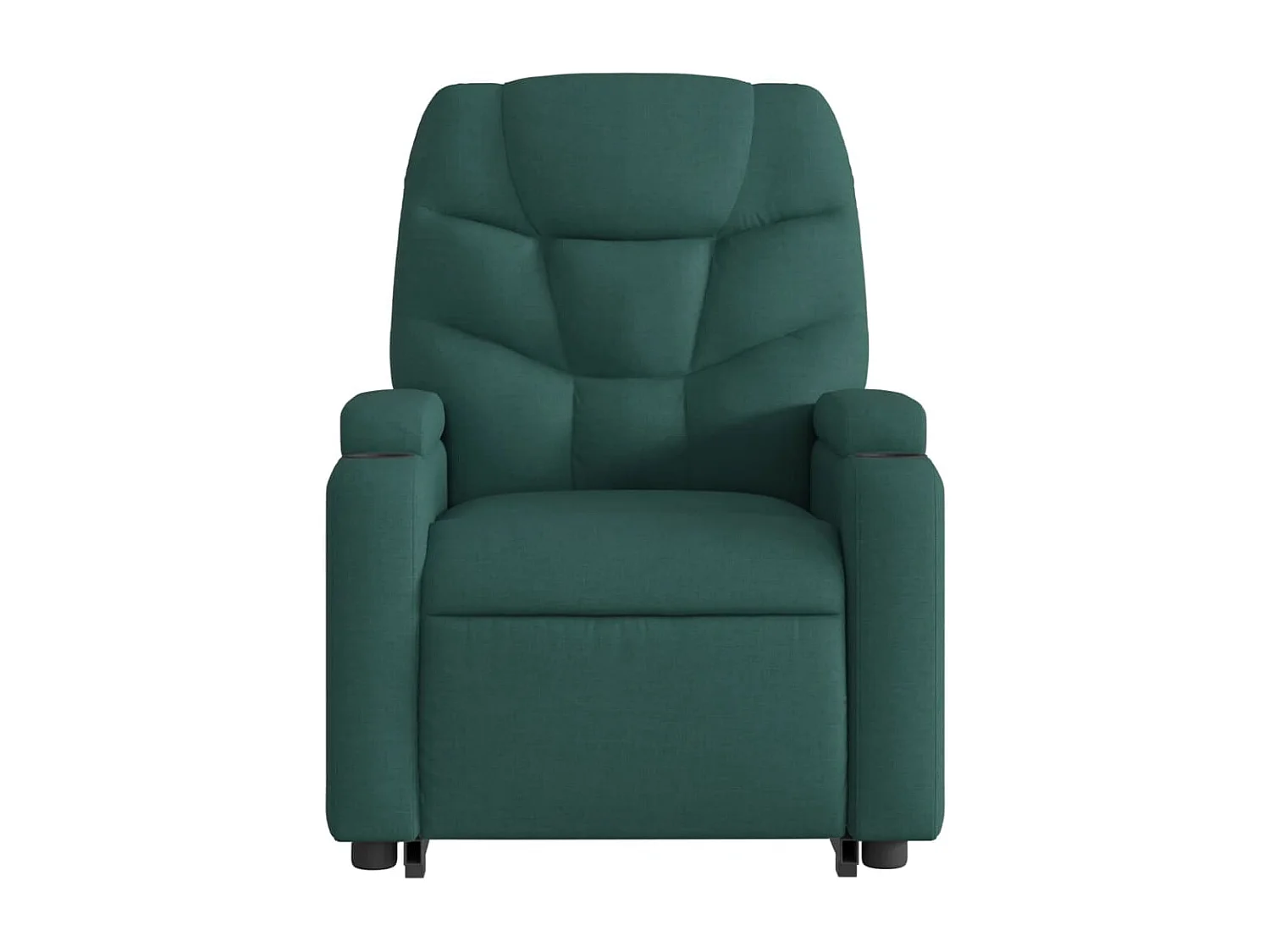 Fauteuil inclinable vert foncé tissu