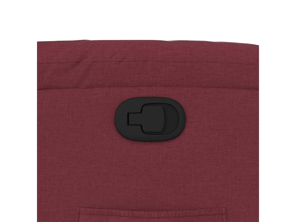 Fauteuil inclinable Rouge bordeaux Tissu