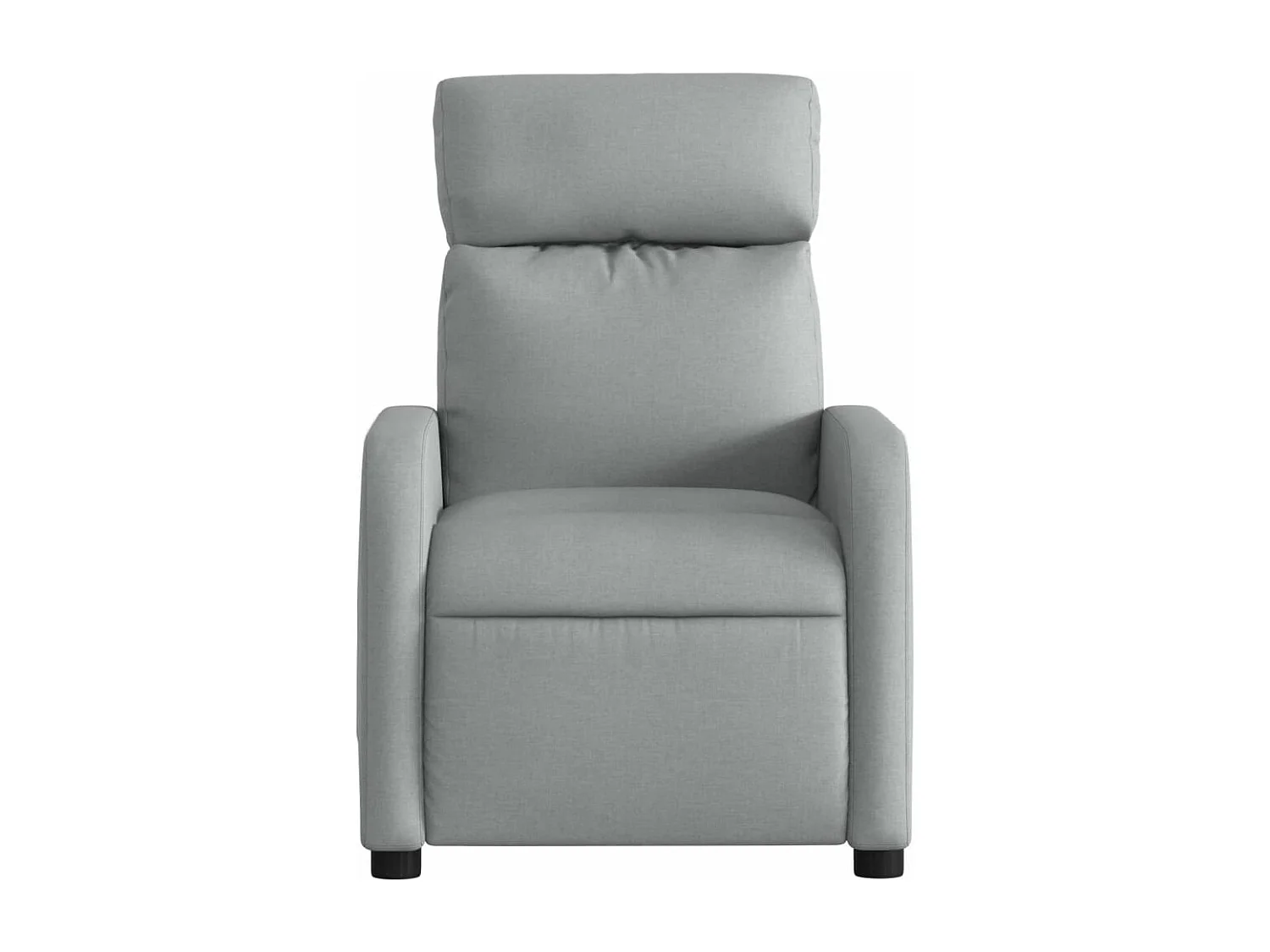 Fauteuil inclinable Gris clair Tissu