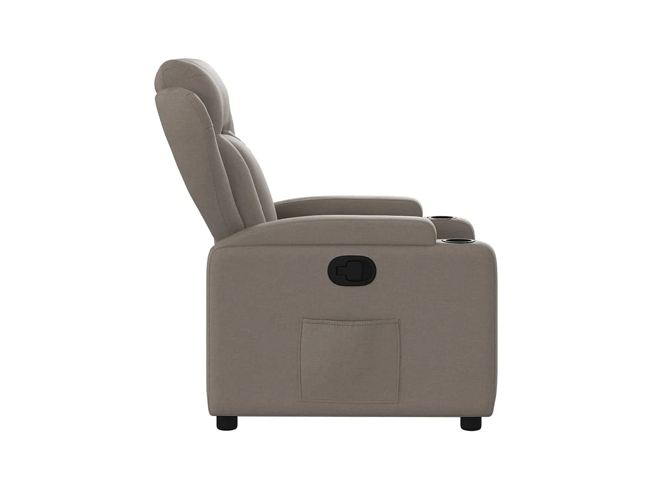 Fauteuil inclinable Taupe Tissu