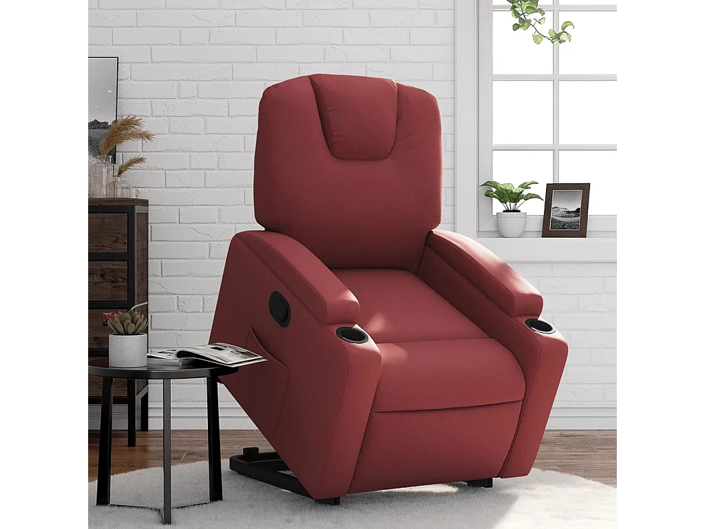 Fauteuil inclinable Rouge bordeaux Similicuir