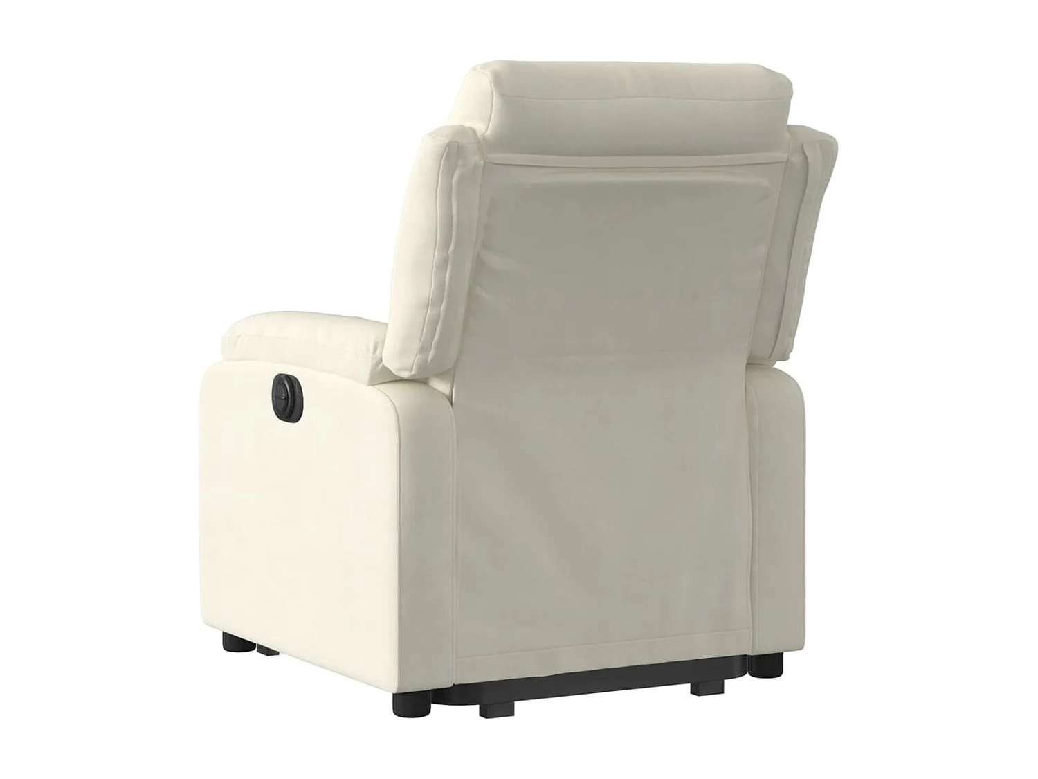 Fauteuil inclinable Crème Velours
