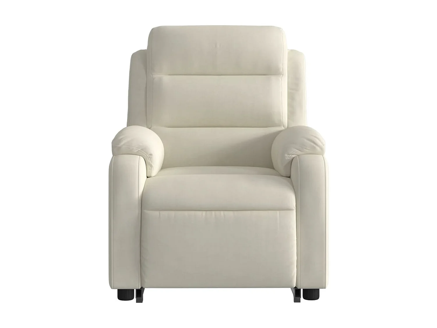 Fauteuil inclinable Crème Velours