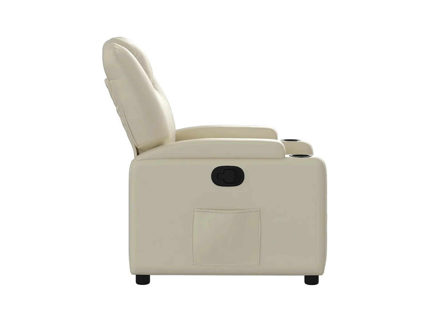 Fauteuil inclinable Crème Similicuir