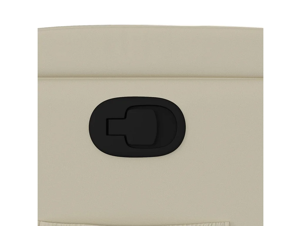 Fauteuil inclinable Crème Similicuir