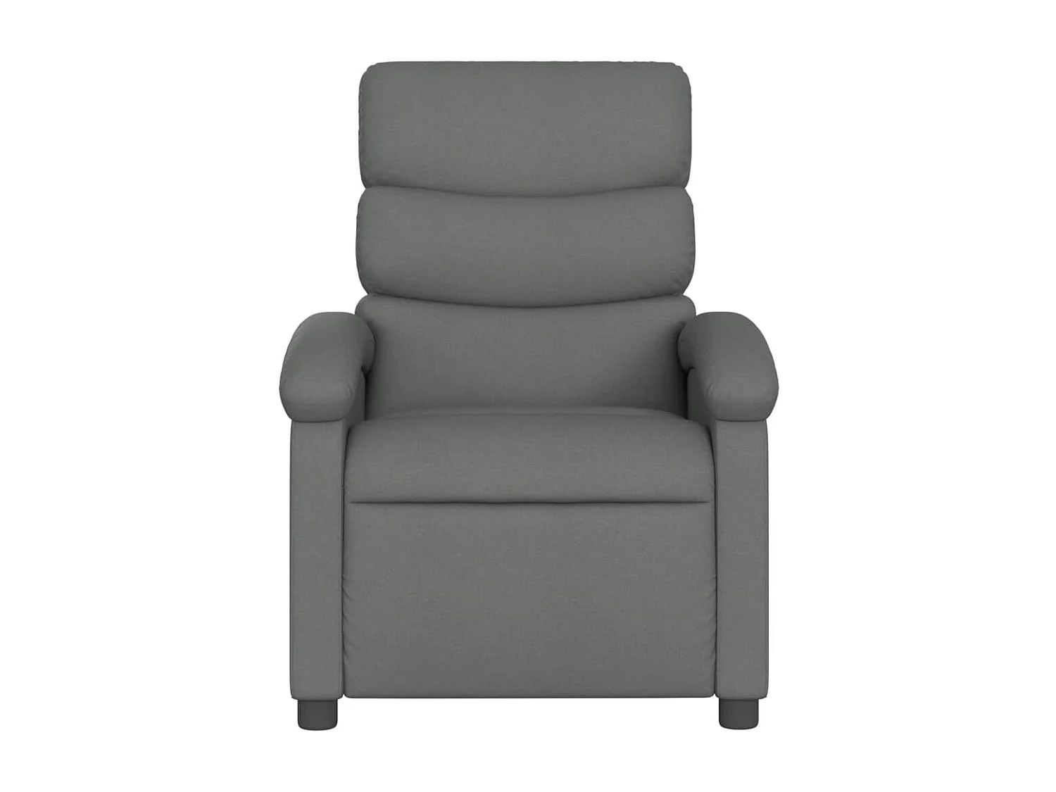 Fauteuil inclinable Gris foncé Tissu