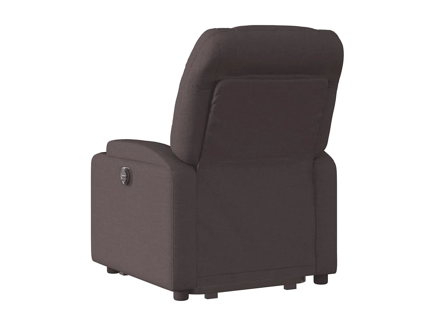 Fauteuil inclinable marron foncé tissu