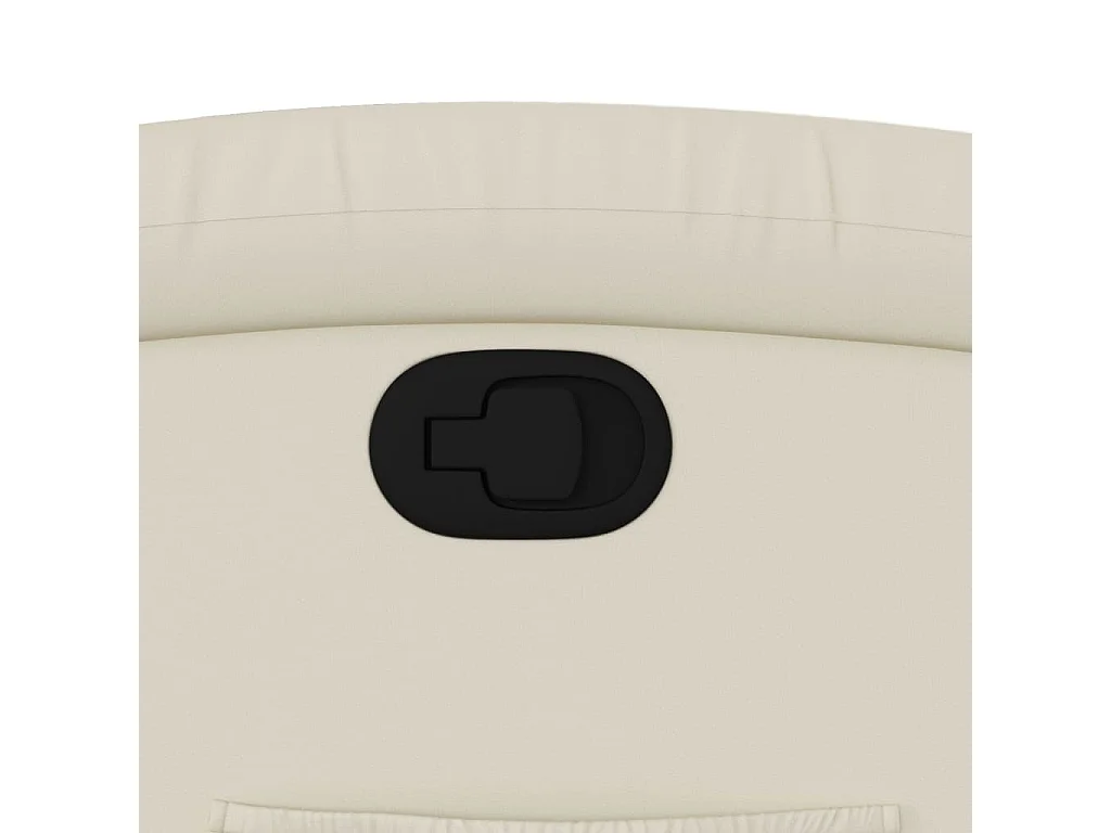 Fauteuil inclinable Crème Similicuir