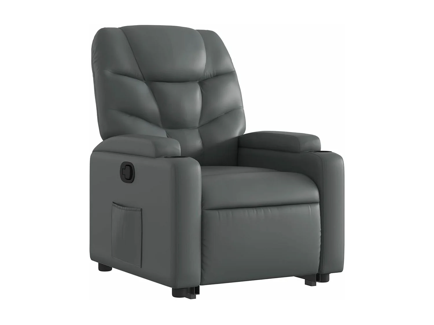 Fauteuil inclinable Gris Similicuir