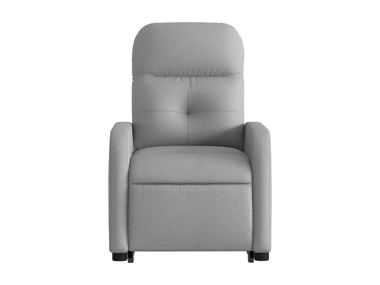 Fauteuil inclinable Gris clair Tissu
