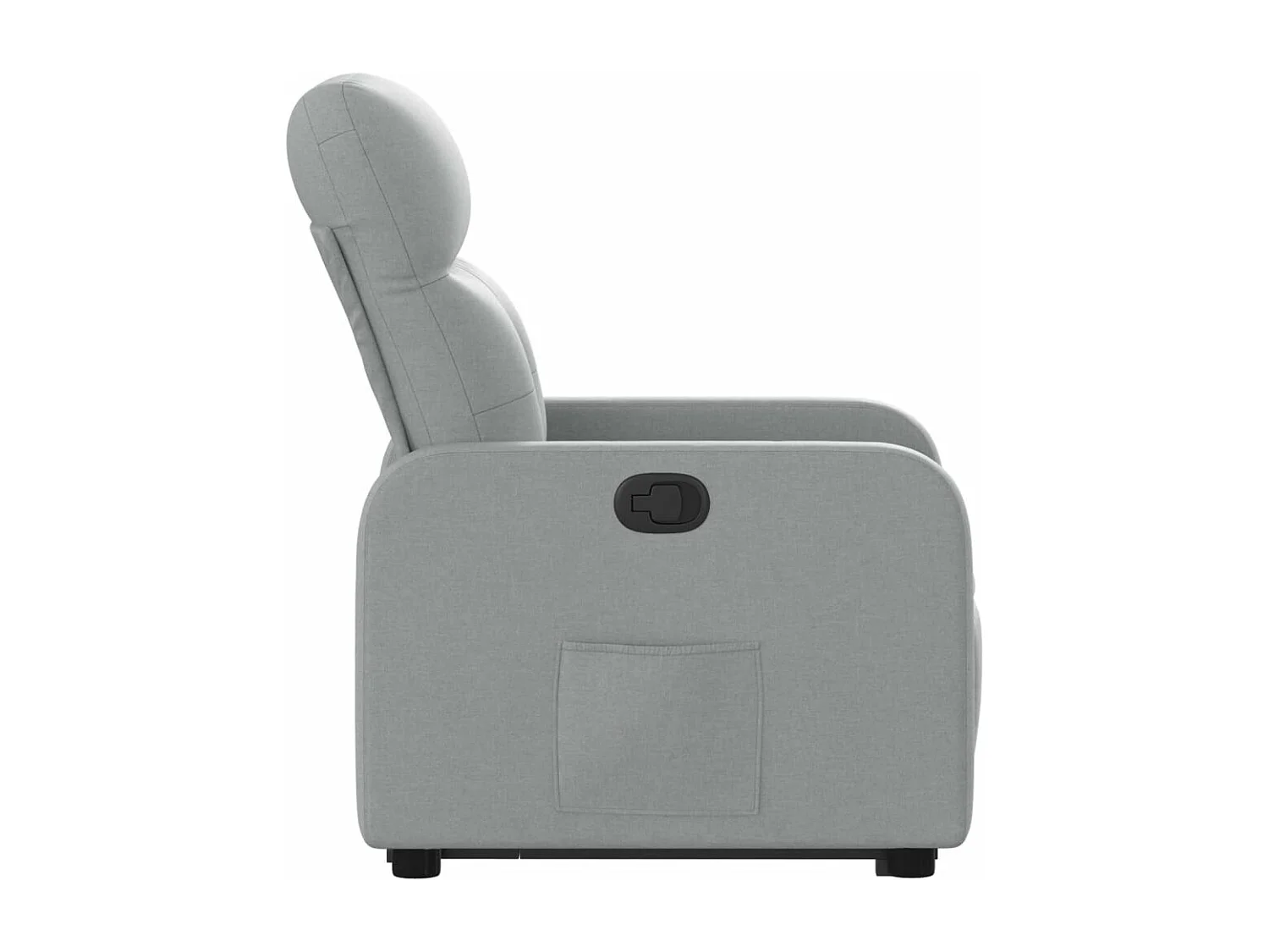 Fauteuil inclinable Gris clair Tissu