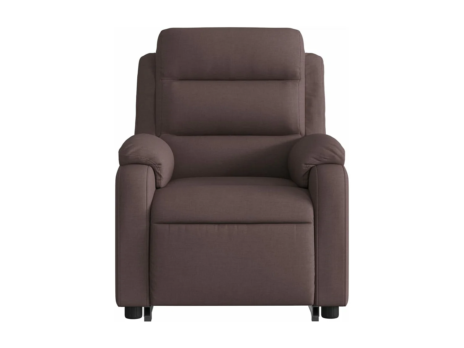 Fauteuil inclinable marron foncé tissu