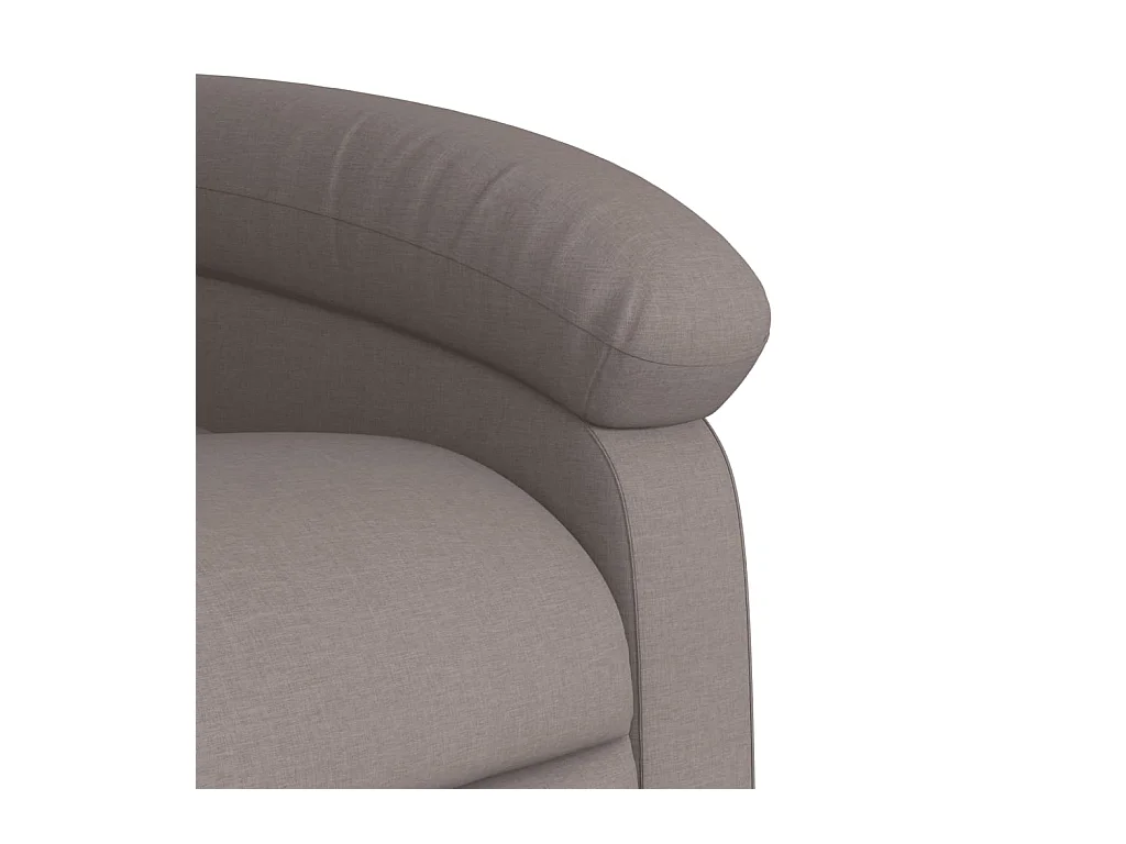 Fauteuil inclinable Taupe Tissu
