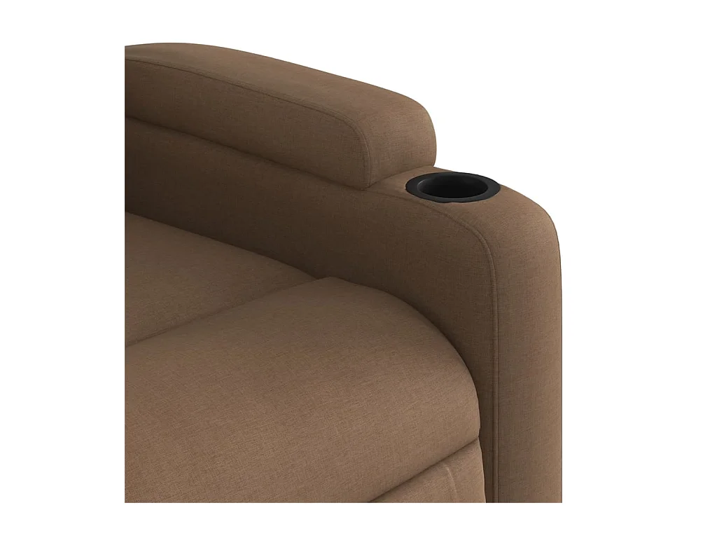 Fauteuil inclinable Marron Tissu