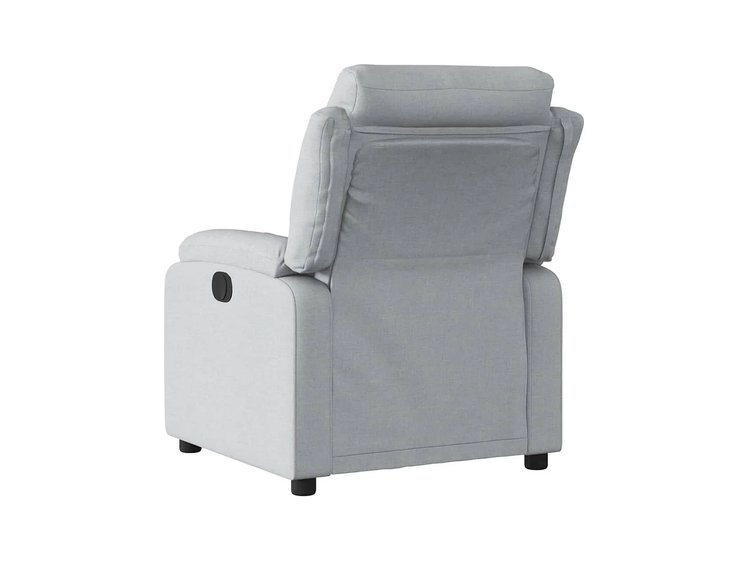 Fauteuil inclinable électrique Gris clair Tissu