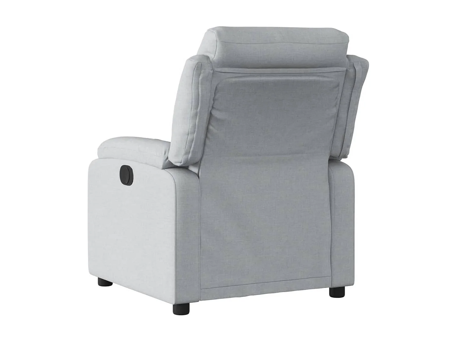 Fauteuil inclinable électrique Gris clair Tissu