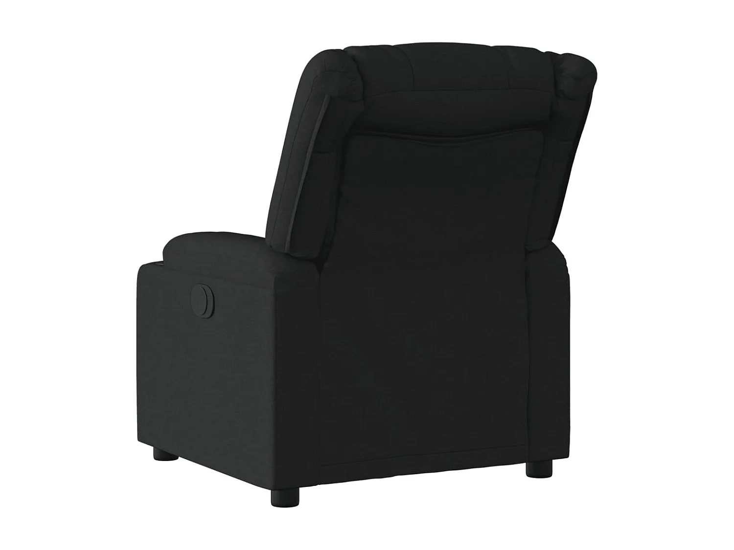 Fauteuil inclinable Noir Tissu