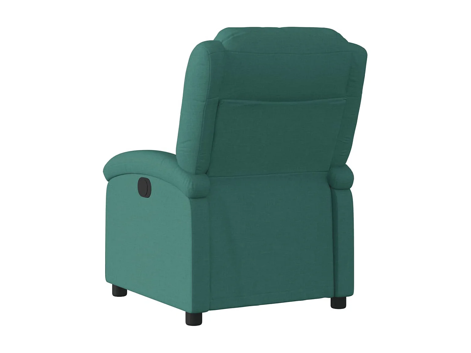 Fauteuil inclinable électrique Vert foncé Tissu