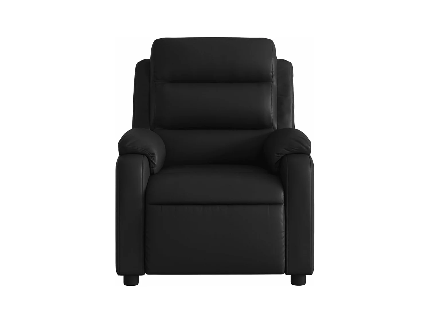 Fauteuil inclinable électrique Noir Similicuir