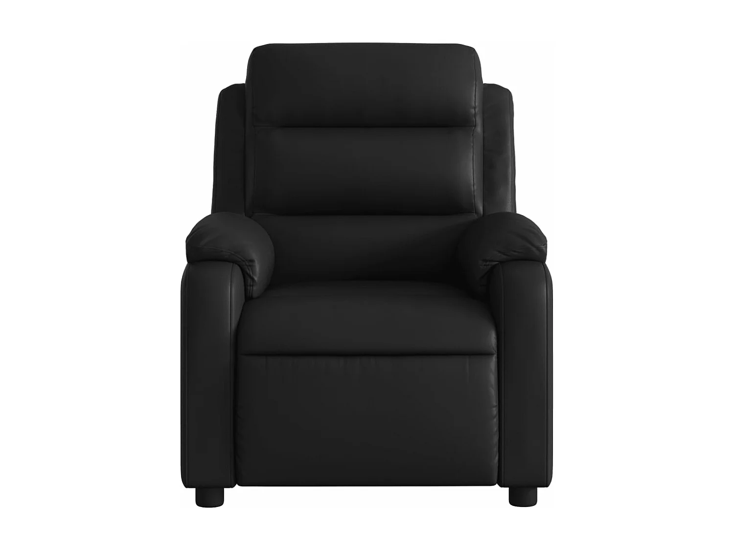 Fauteuil inclinable électrique Noir Similicuir