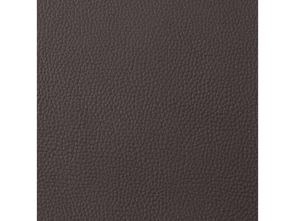 Fauteuil inclinable marron foncé cuir véritable