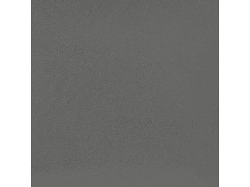 Fauteuil cabriolet avec repose-pied gris similicuir