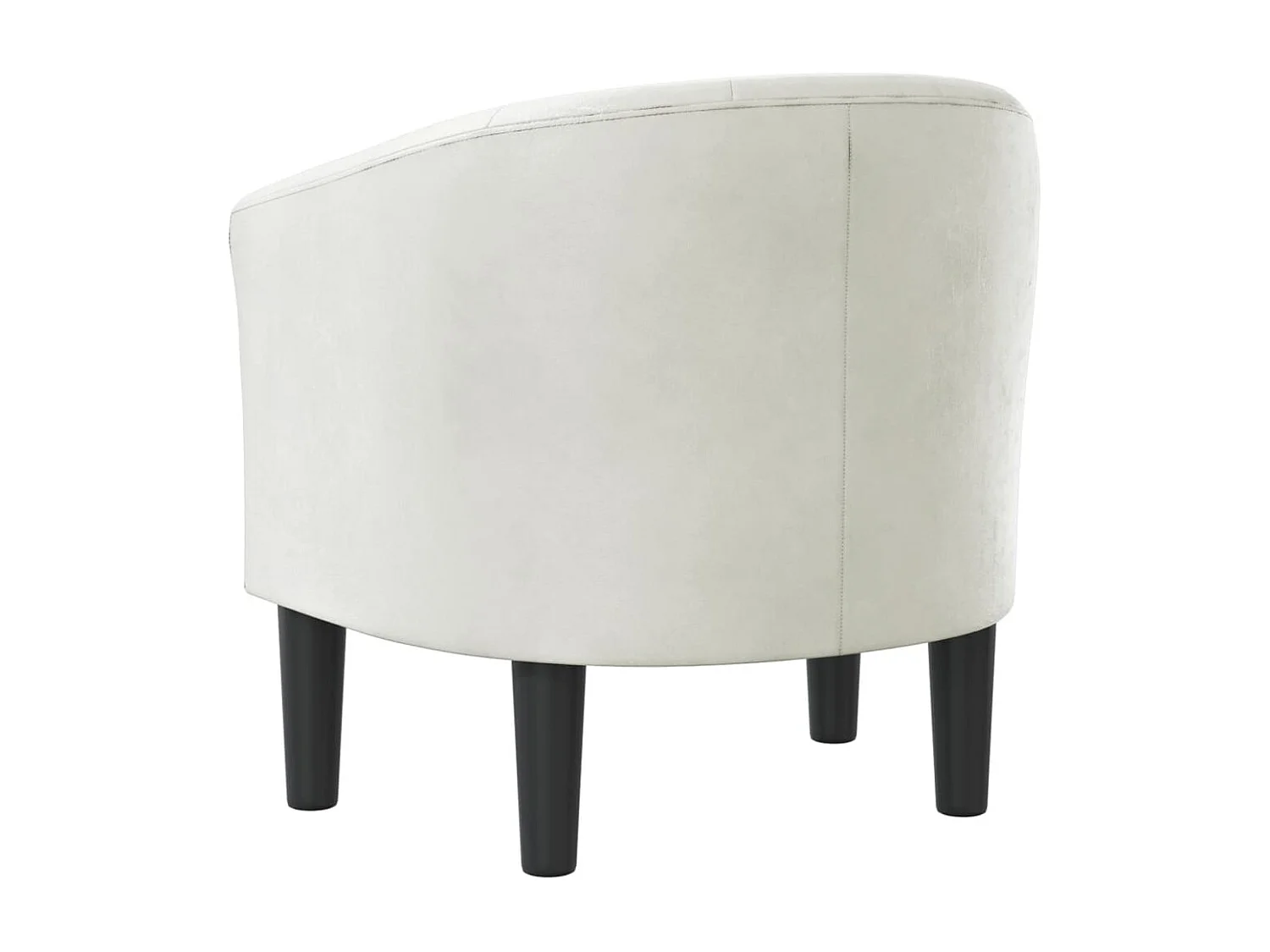 Fauteuil cabriolet blanc similicuir